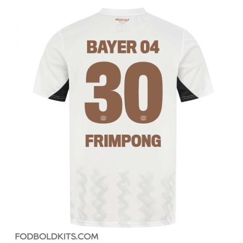 Bayer Leverkusen Jeremie Frimpong #30 Udebanetrøje 2024-25 Kortærmet